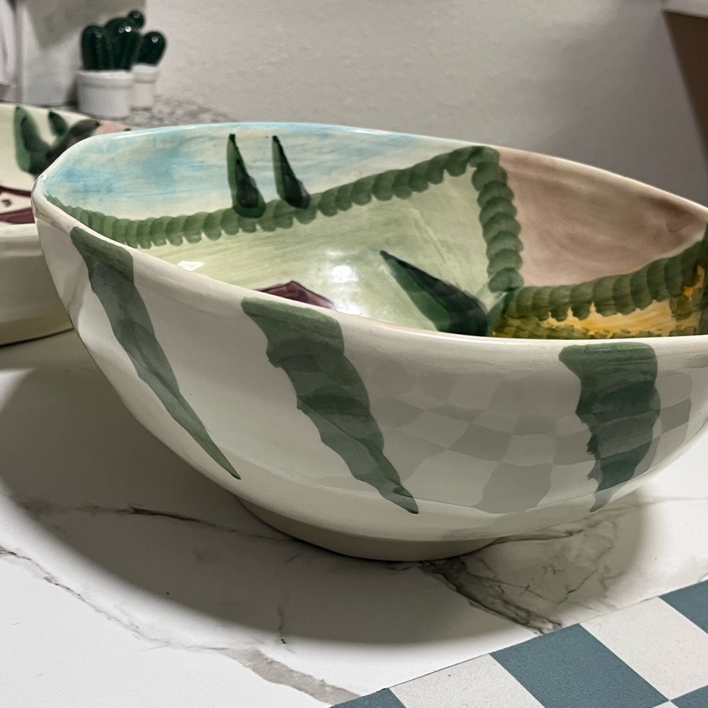 Pair of Marco E Cristina Italian bowls - Picture 5 of 12